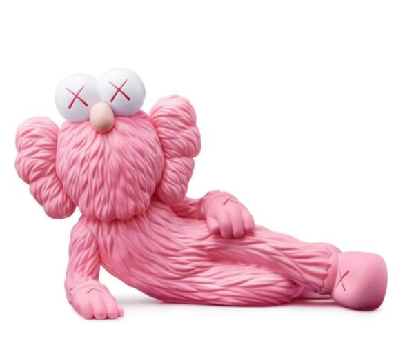 KAWS TIME OFF Vinyl Figure Pink.